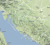 Geographical location of Croatia